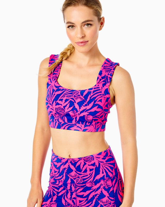 UPF 50+ Luxletic Karena Ruffle Sports Bra | Lilly Pulitzer Outlet