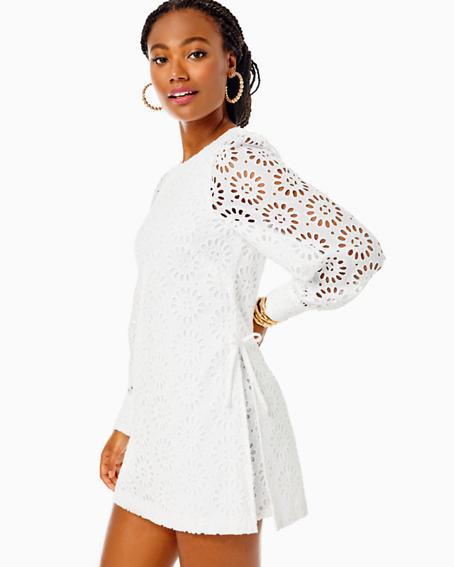 Aisha Eyelet Romper | Lilly Pulitzer Outlet