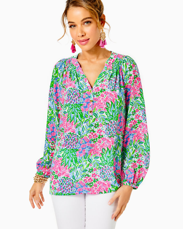 Elsa Silk Top | Lilly Pulitzer Outlet