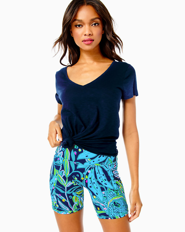UPF 50+ Luxletic 8" South Beach High Rise Bike Short | Lilly Pulitzer Outlet
