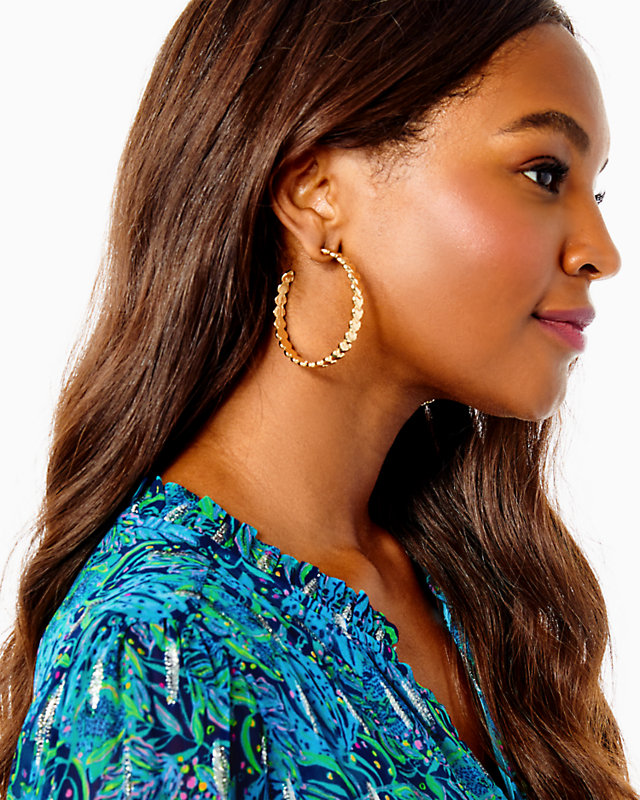 Purrfection Hoop Earrings | Lilly Pulitzer Outlet