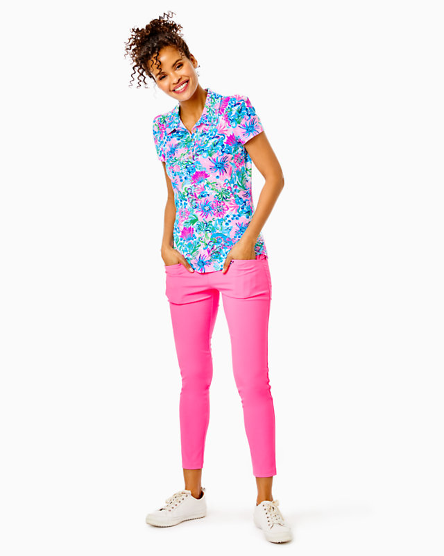 UPF 50+ Luxletic Frida Puff Sleeve Polo | Lilly Pulitzer Outlet