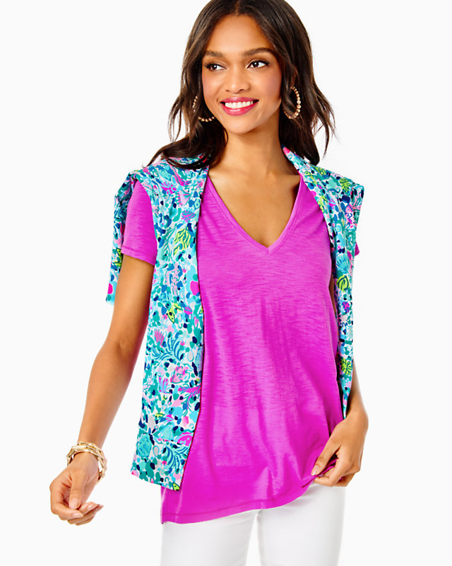 Etta V-Neck Top | Lilly Pulitzer Outlet