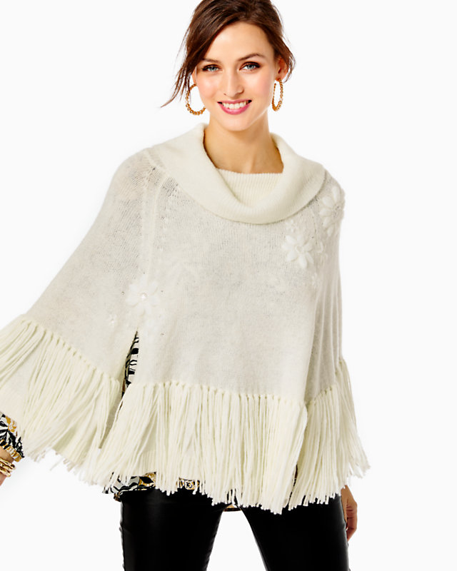 Kip Fringe Poncho | Lilly Pulitzer Outlet