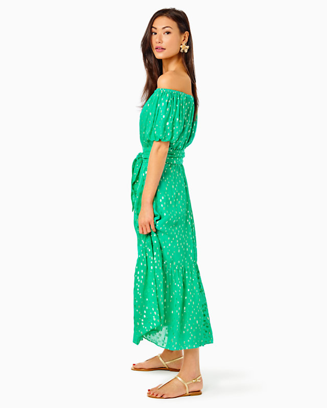 Tamie Off-the-Shoulder Midi Dress | Lilly Pulitzer Outlet