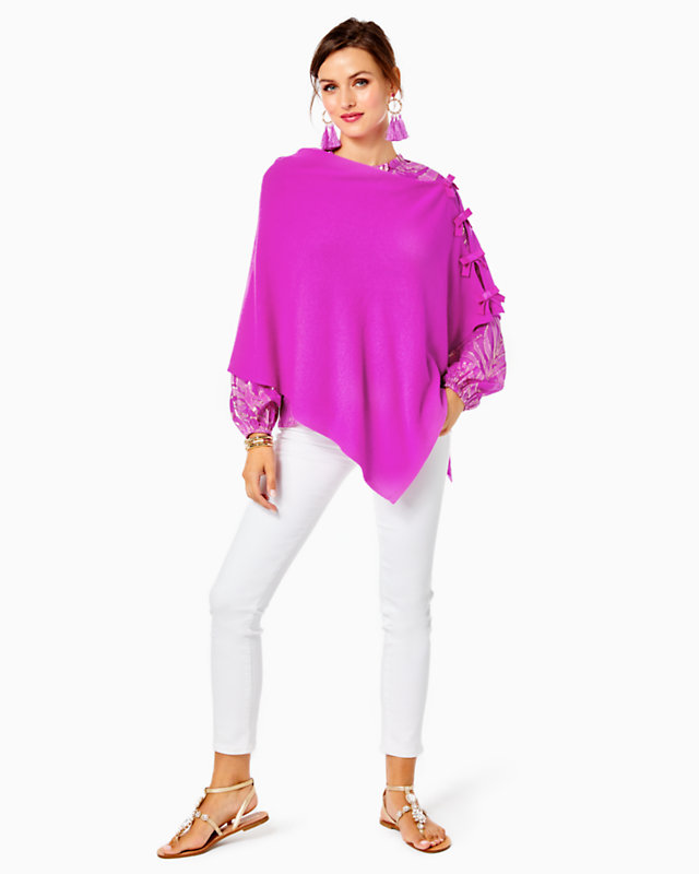 Harp Cashmere Wrap With Bows | Lilly Pulitzer Sale | Lilly Pulitzer Outlet