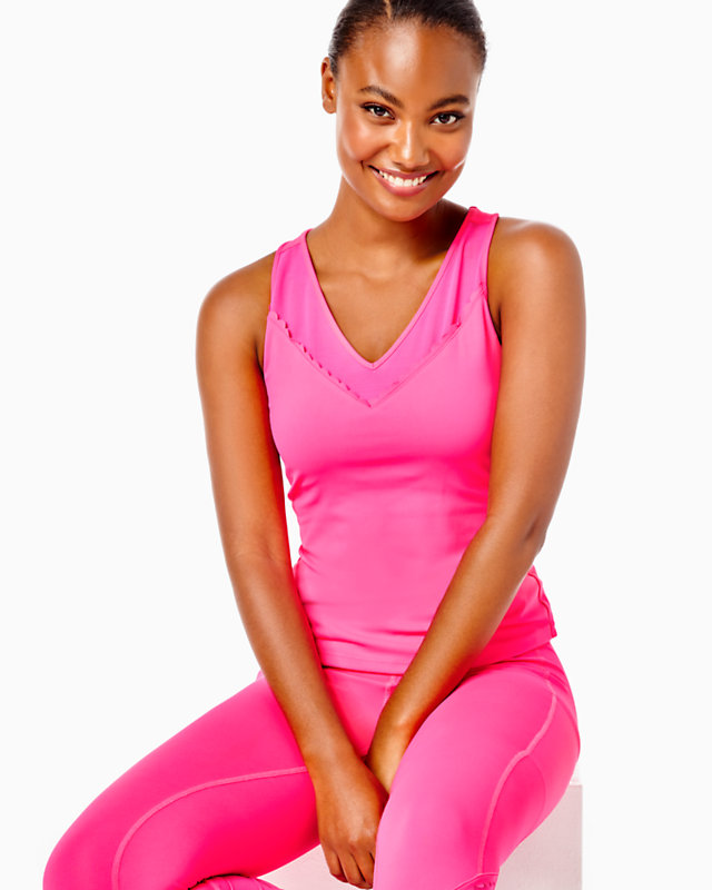 UPF 50+ Luxletic Euclid Scallop Bra Tank | Lilly Pulitzer Outlet