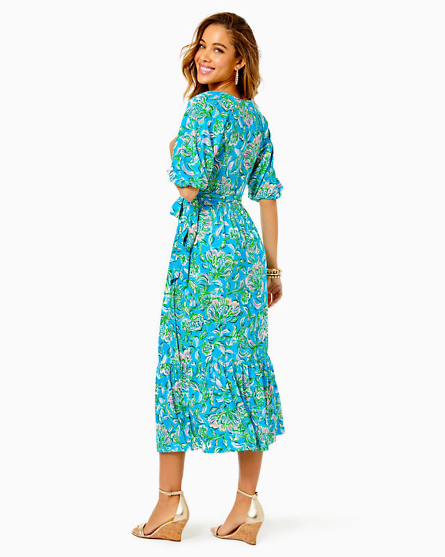 Brantley Midi Wrap Dress | Lilly Pulitzer Outlet
