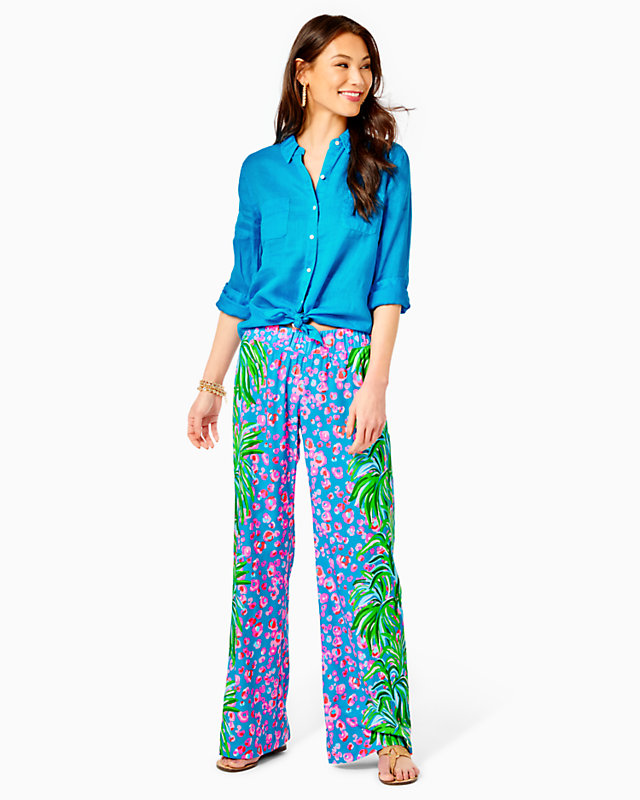 Sea View Button Down Top | Lilly Pulitzer Outlet