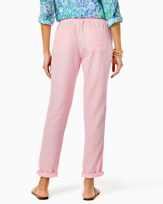31" Taron Mid-Rise Linen Pant | Lilly Pulitzer Outlet