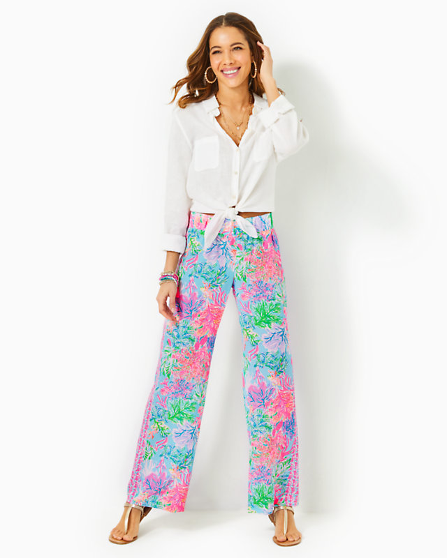 32" Bal Harbour Palazzo Pant | Lilly Pulitzer Outlet