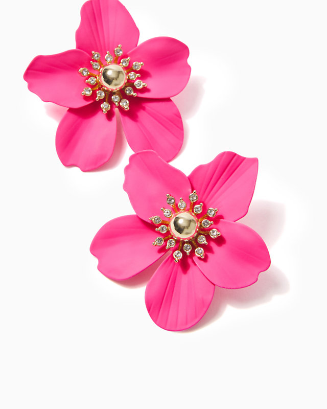 Oversized Orchid Earrings | Lilly Pulitzer Outlet