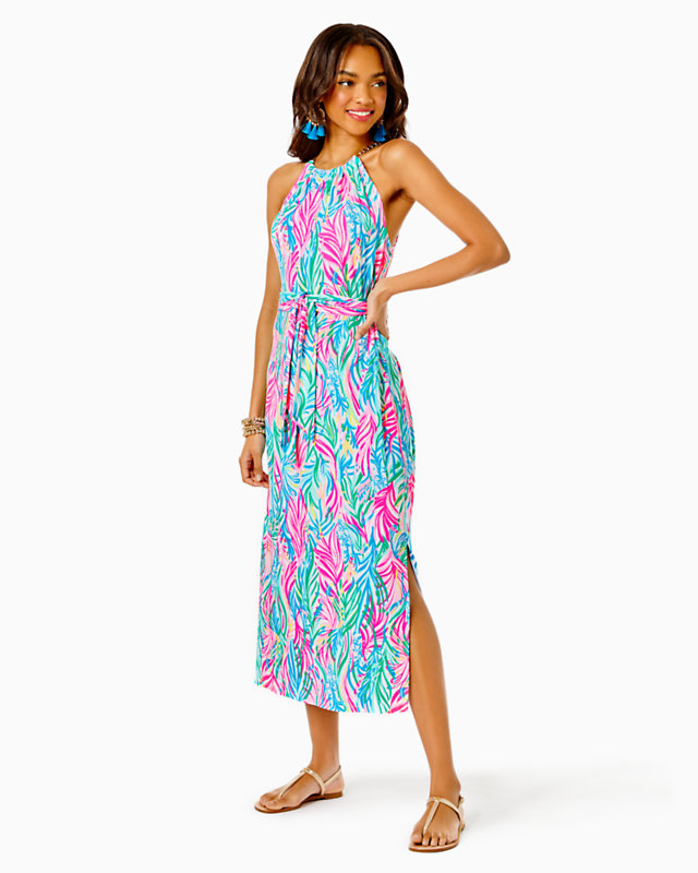 Bingham Halter Midi Dress | Lilly Pulitzer Outlet