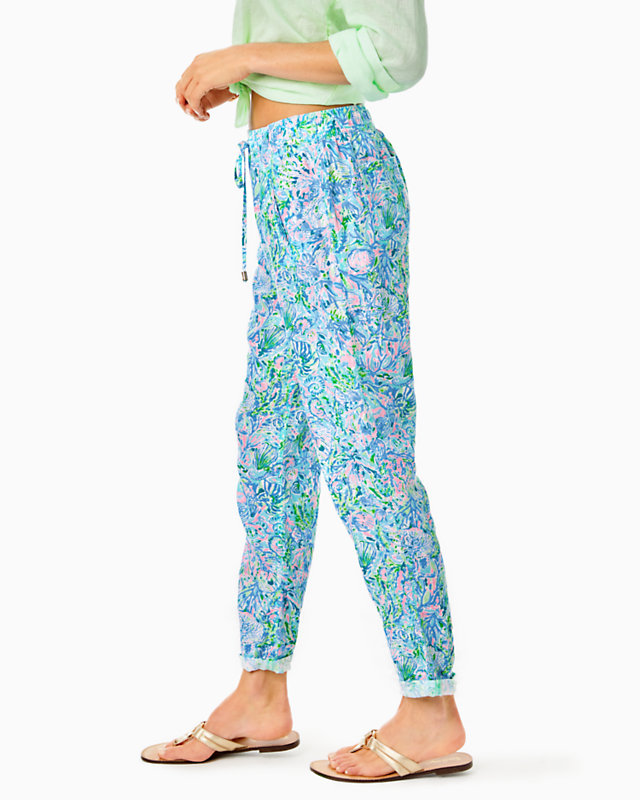31" Taron Mid-Rise Linen Pant | Lilly Pulitzer Outlet