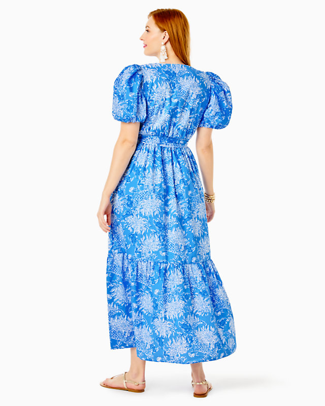 Ezralyn Short Sleeve Cotton Maxi Dress | Lilly Pulitzer Outlet
