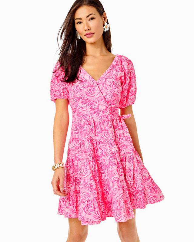 Iralee Linen Wrap Dress | Lilly Pulitzer Outlet