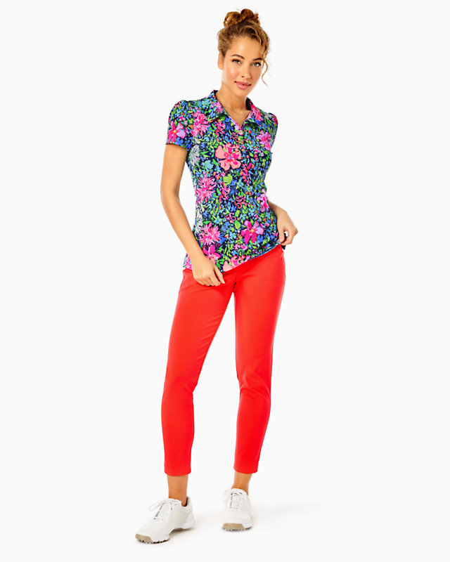 UPF 50+ Luxletic Frida Puff Sleeve Polo | Lilly Pulitzer Outlet