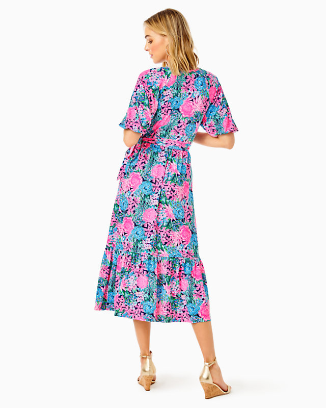 Brantley Midi Wrap Dress | Lilly Pulitzer Outlet