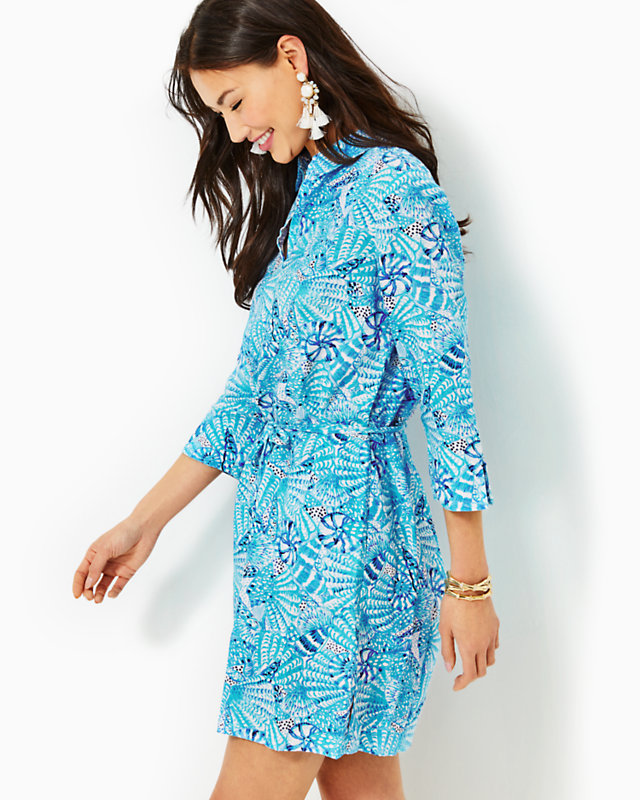 Pilar Linen Tunic Dress | Lilly Pulitzer Outlet