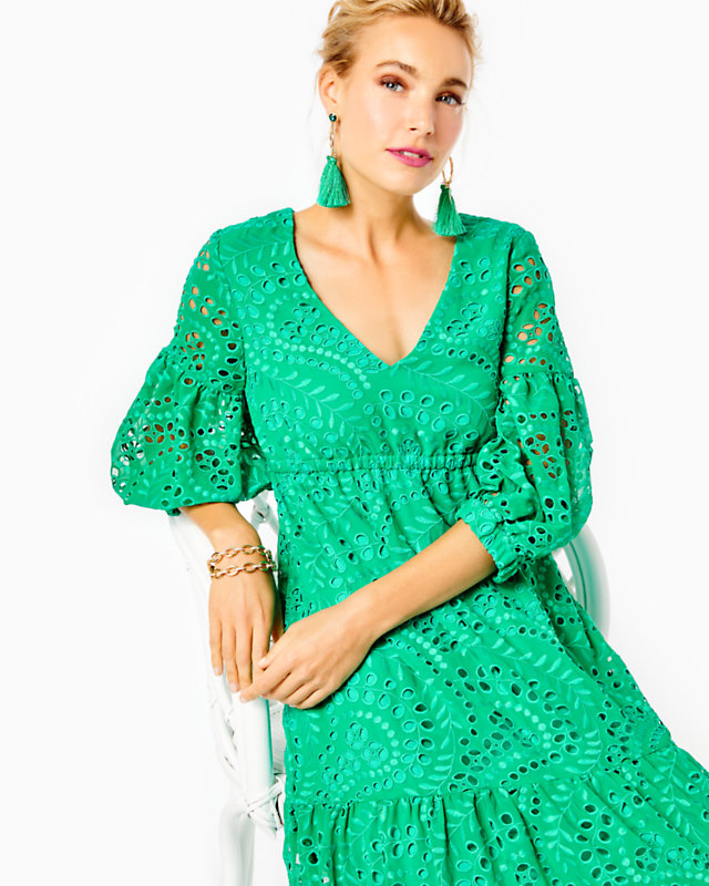 Breanne Eyelet Maxi Dress | Lilly Pulitzer Outlet