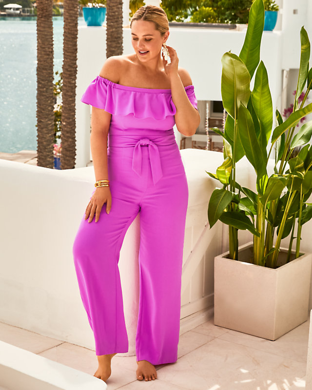 Jood Off-The-Shoulder Jumpsuit | Lilly Pulitzer Outlet