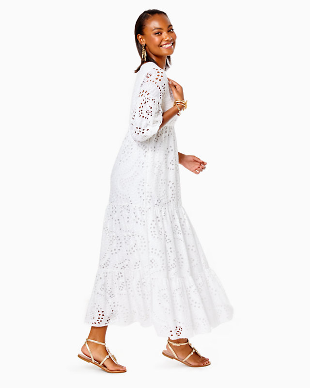Breanne Eyelet Maxi Dress | Lilly Pulitzer Outlet