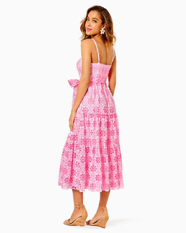 Edith Eyelet Midi Dress | Lilly Pulitzer Outlet