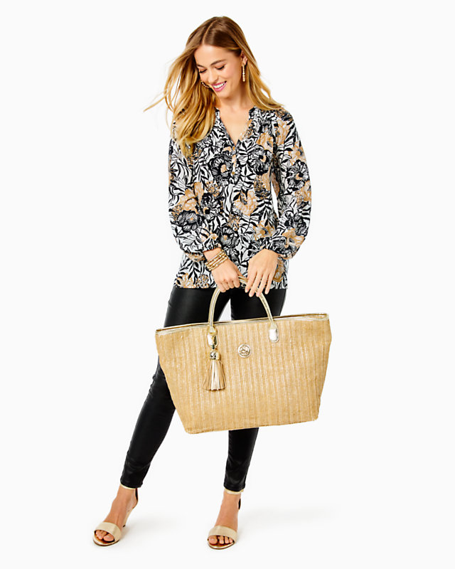 Bristole Straw Tote | Lilly Pulitzer Sale | Lilly Pulitzer Outlet