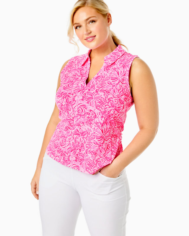UPF 50+ Luxletic Imara Polo Top | Lilly Pulitzer Outlet