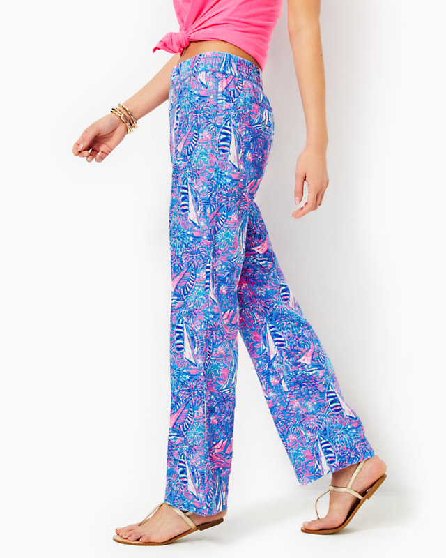 32" Deri Linen Palazzo Pant | Lilly Pulitzer Outlet