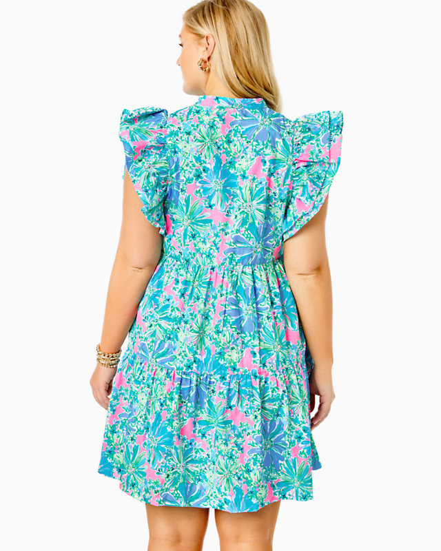 Aldena Ruffle Sleeve Cotton Dress | Lilly Pulitzer Outlet