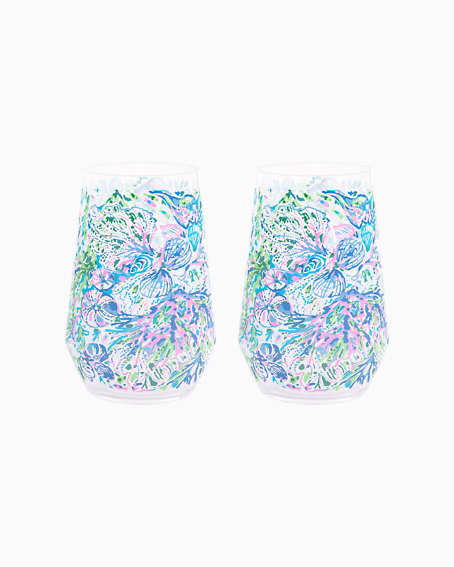 Acrylic Wine Glass Set | Lilly Pulitzer Outlet