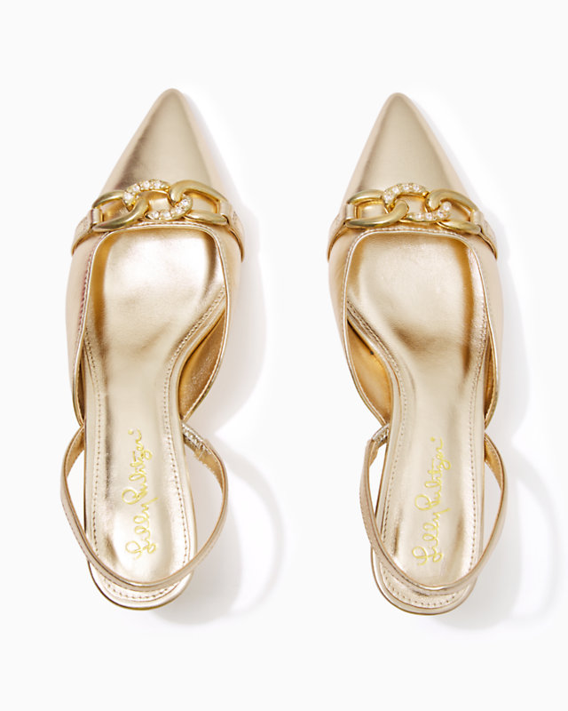 Jules Slingback Kitten Heels | Lilly Pulitzer Outlet
