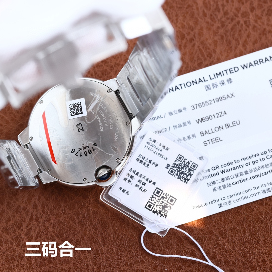 🔥🔥🔥 Latest upgraded Cartier Blue Balloon 42mm eta2824 Mechanical Watch