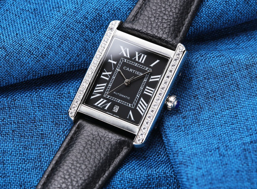 🔥🔥🔥 Cartier ⌚ Cartier Tank Series Men's Mechanical Wrist Watch