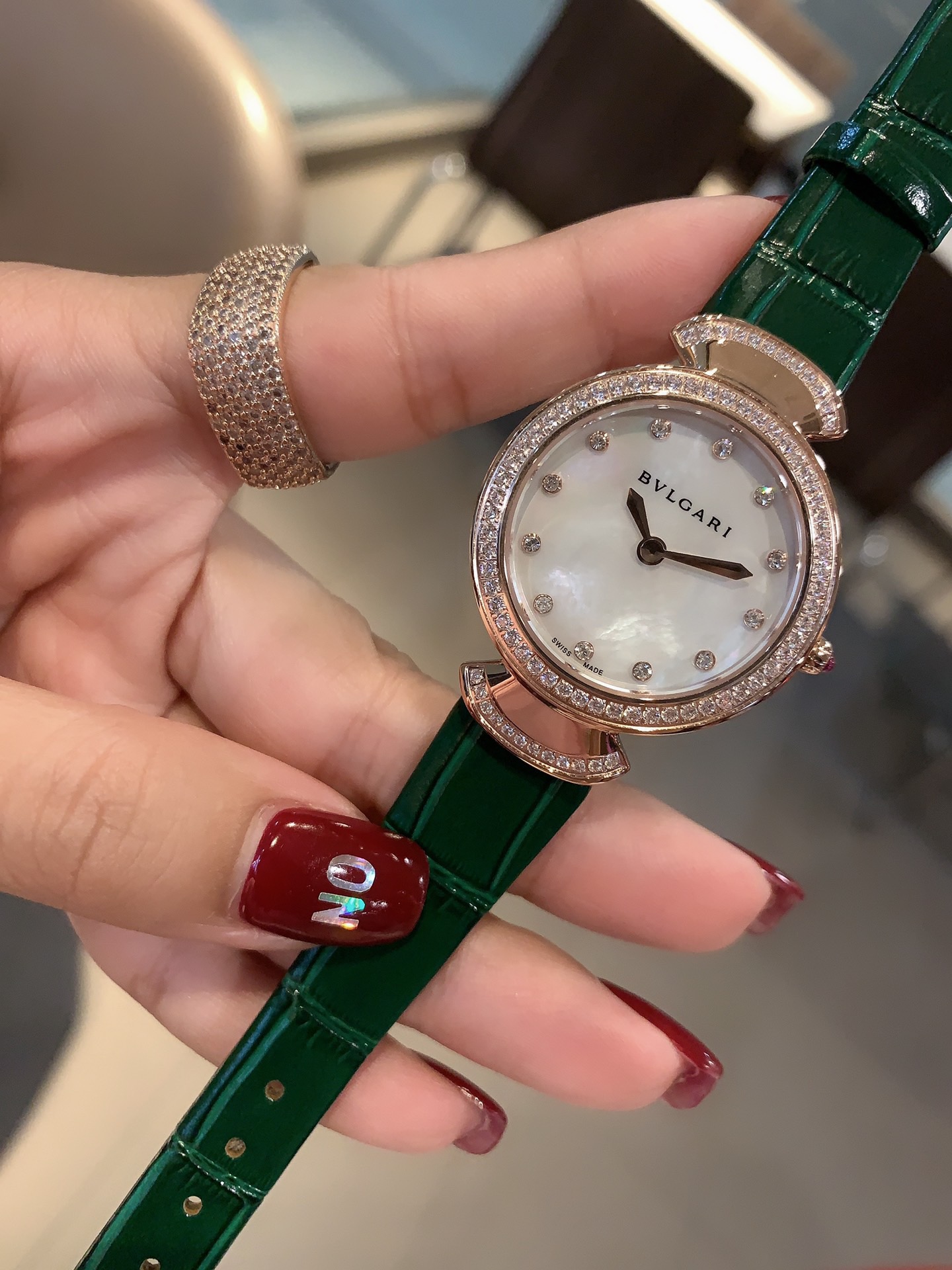 🔥🔥🔥 Bulgari bvlgari divas' dream series peacock watch