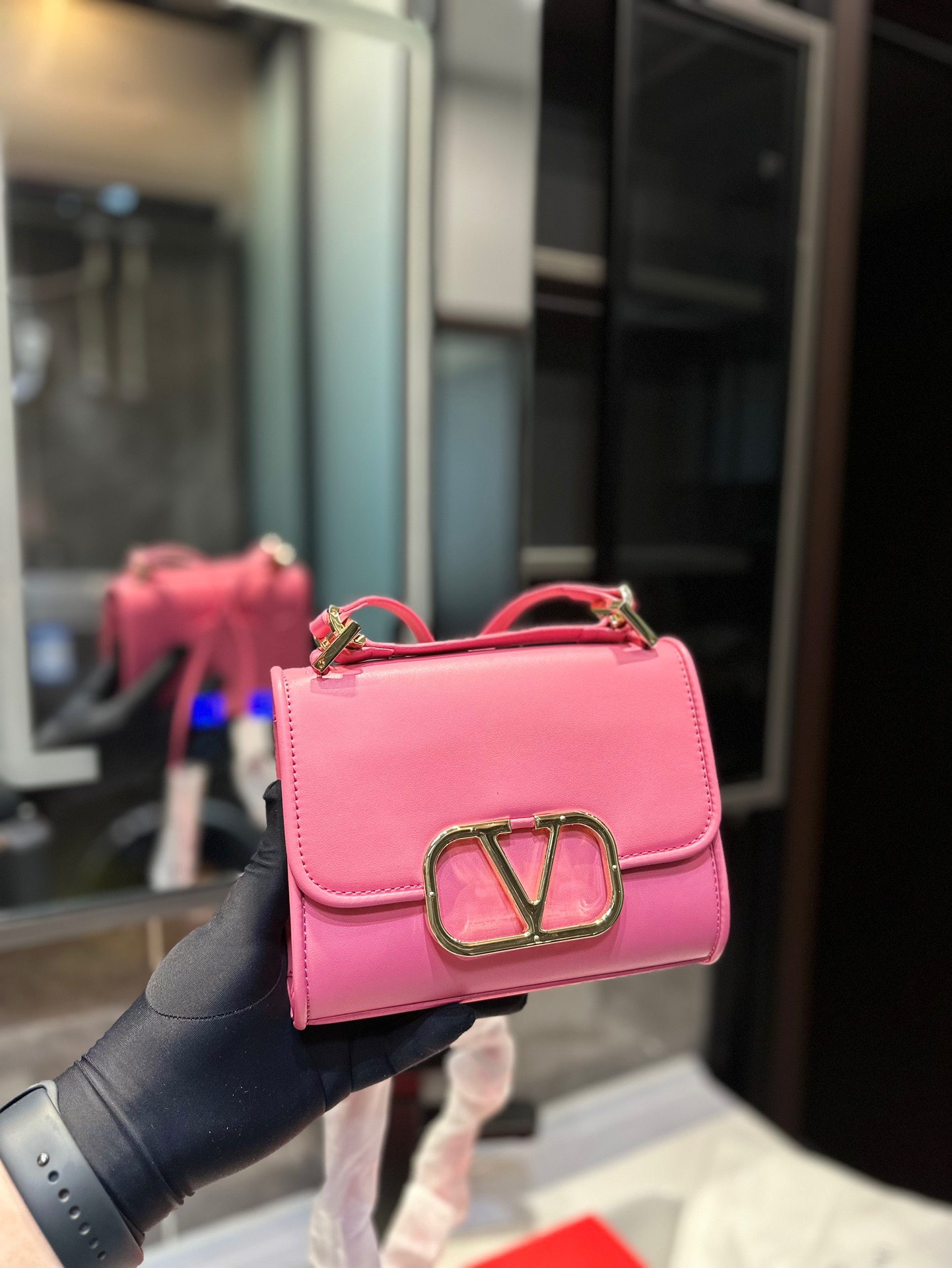 New Vlogo type crossbody bag