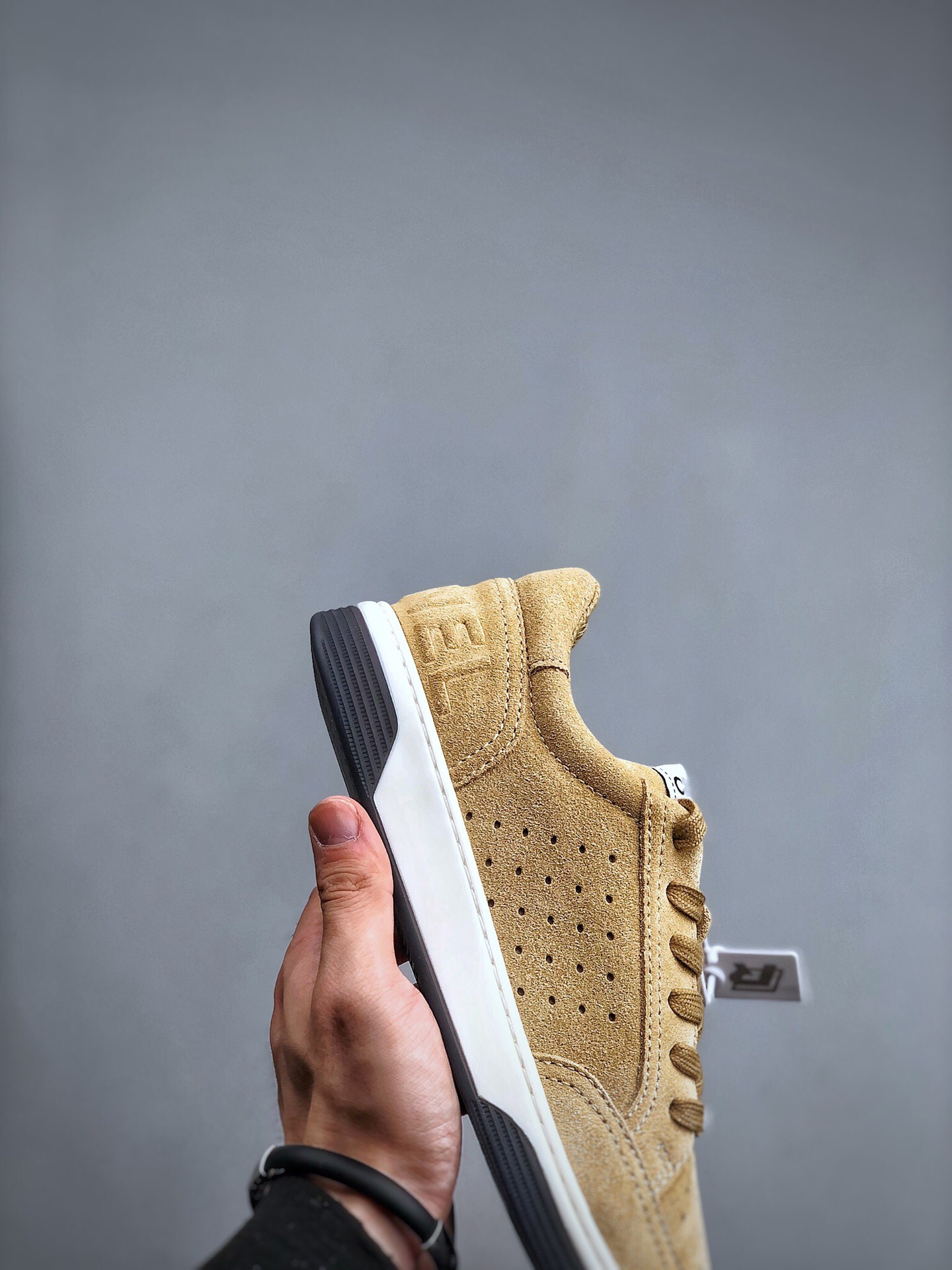 New  Chanel Goddess style spring style versatile casual leather color matching small white board shoes