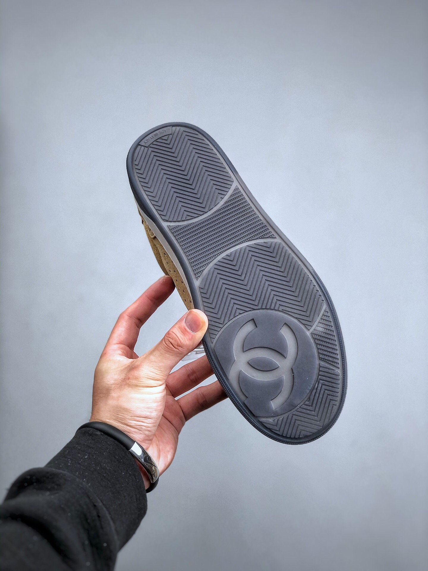 New  Chanel Goddess style spring style versatile casual leather color matching small white board shoes