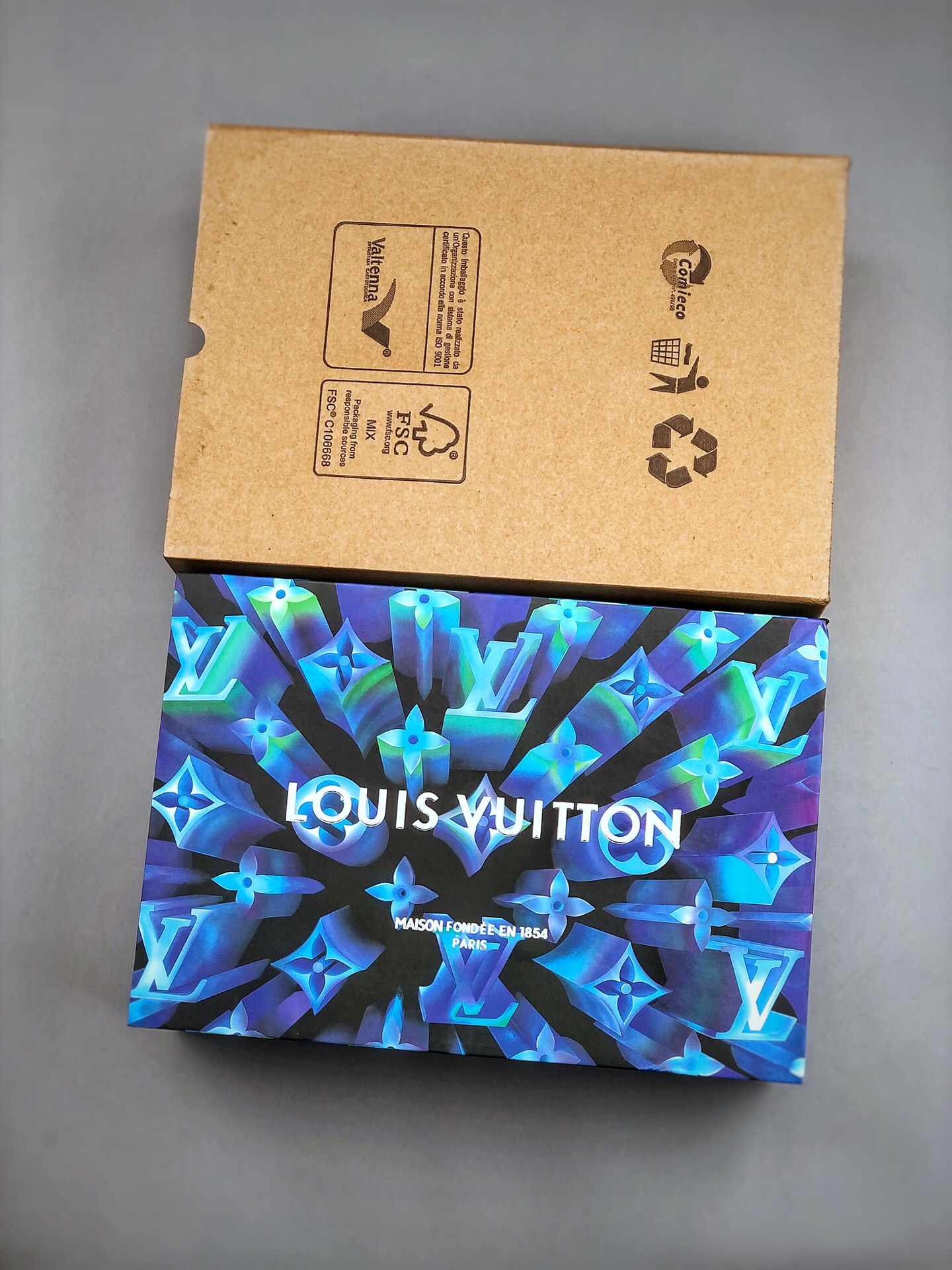 New Louis Vuitton Genuine leather color blocking shock absorption mesh sports bow dance vintage dad sports shoes