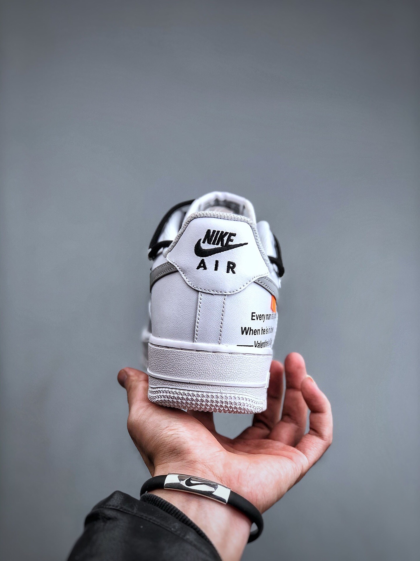 New Nike air force 1 07 lv8 classic printing Deconstruction binding rope Air Force One low top board shoes