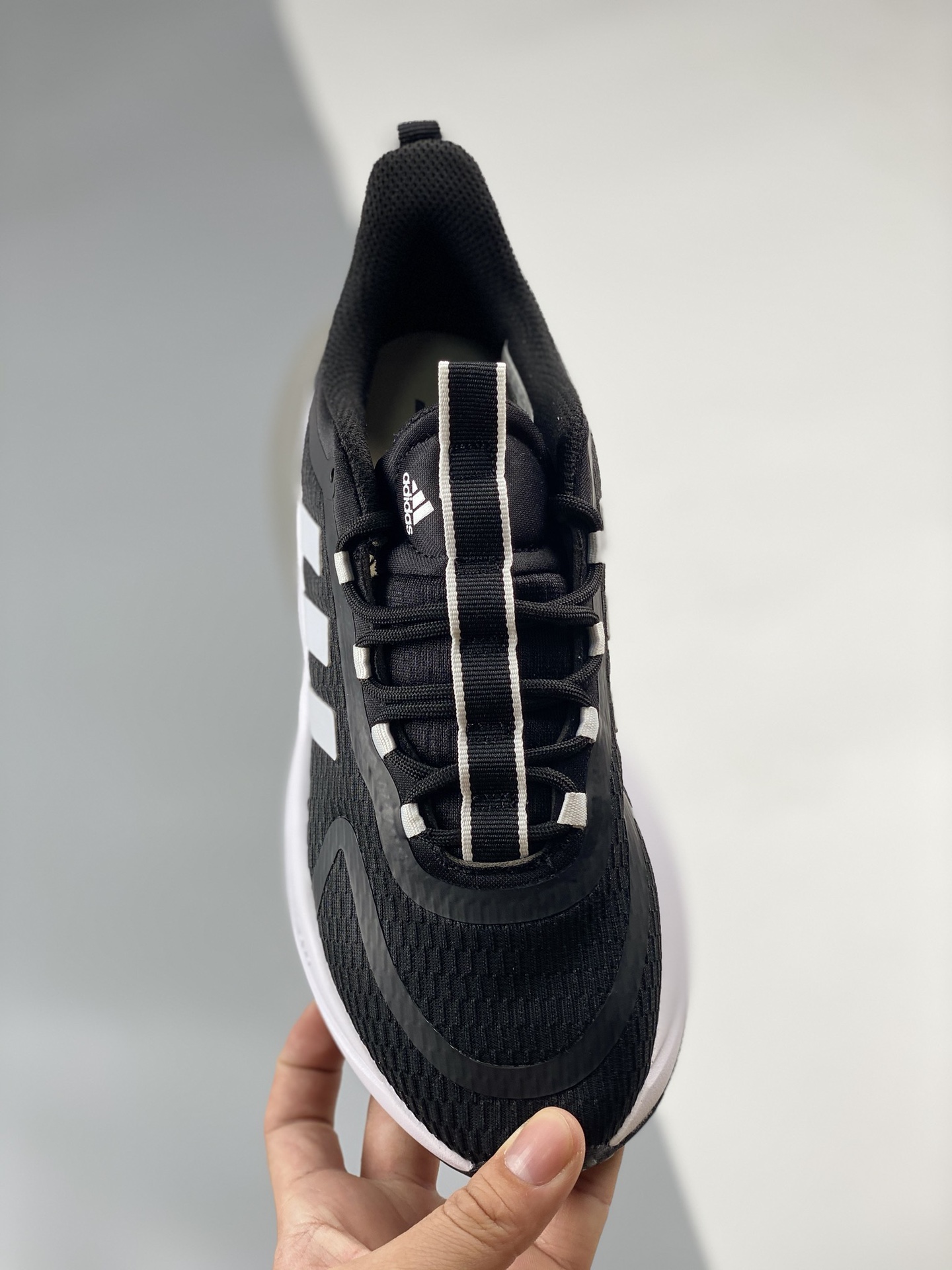 New  Adidas White and black comfortable trend boost popcorn low top running shoes