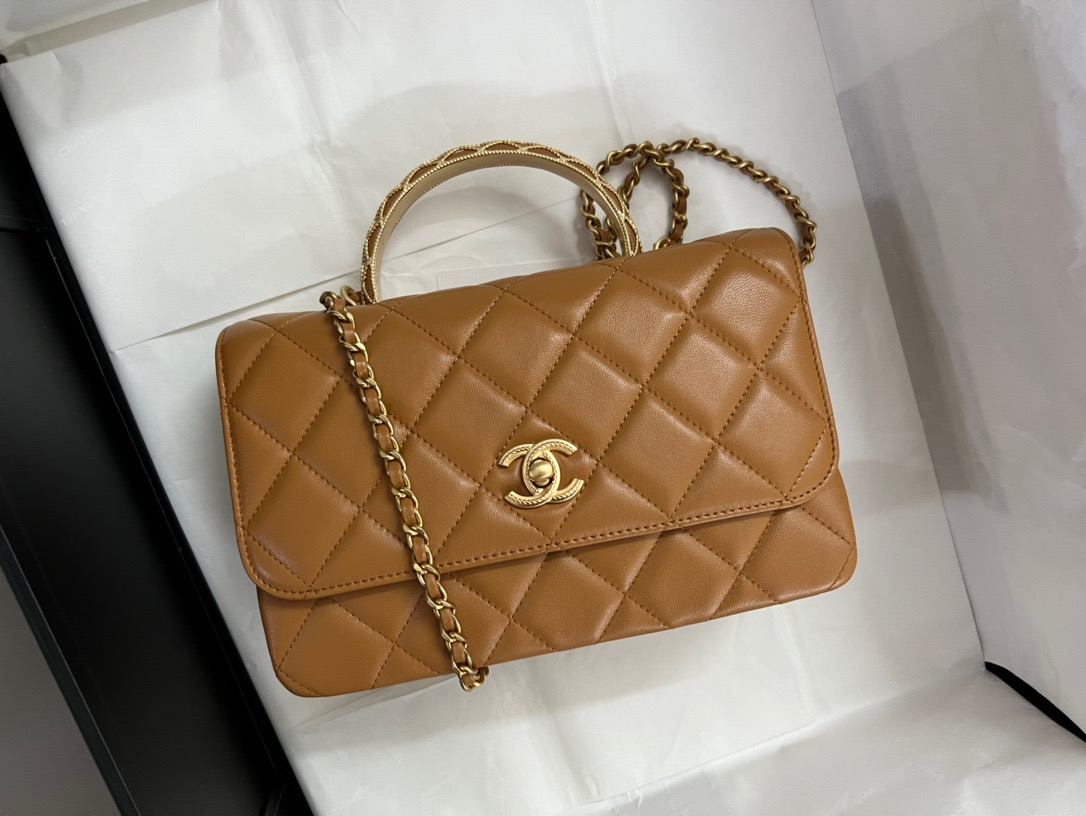 New Chanel 23a New Advanced Handicraft Workshop Series 😍 Small flap bag 🌐 As4233