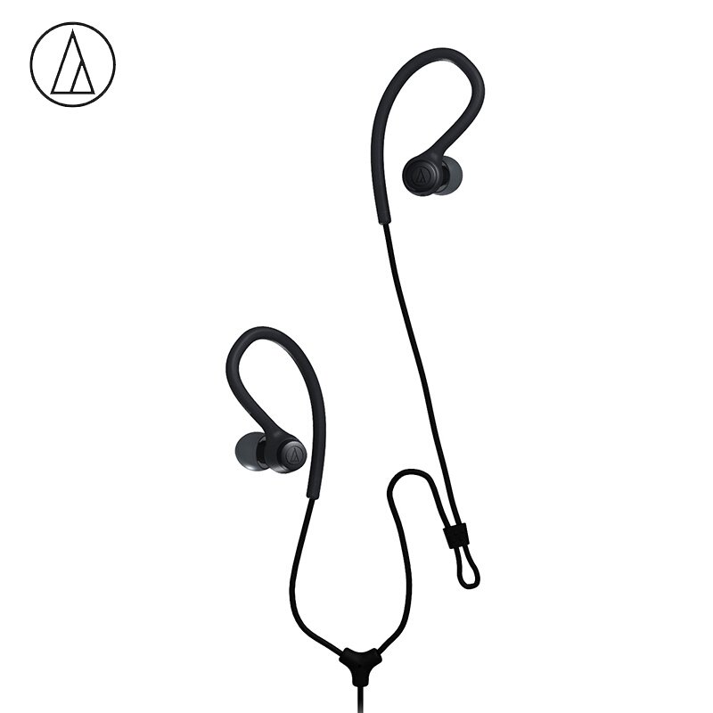 Original Audio-Technica ATH-SPORT10 In-ear Wired Earphone Music Headset Sport Earbuds With IPX5 Waterproof For Huawei Xiaomi Blue