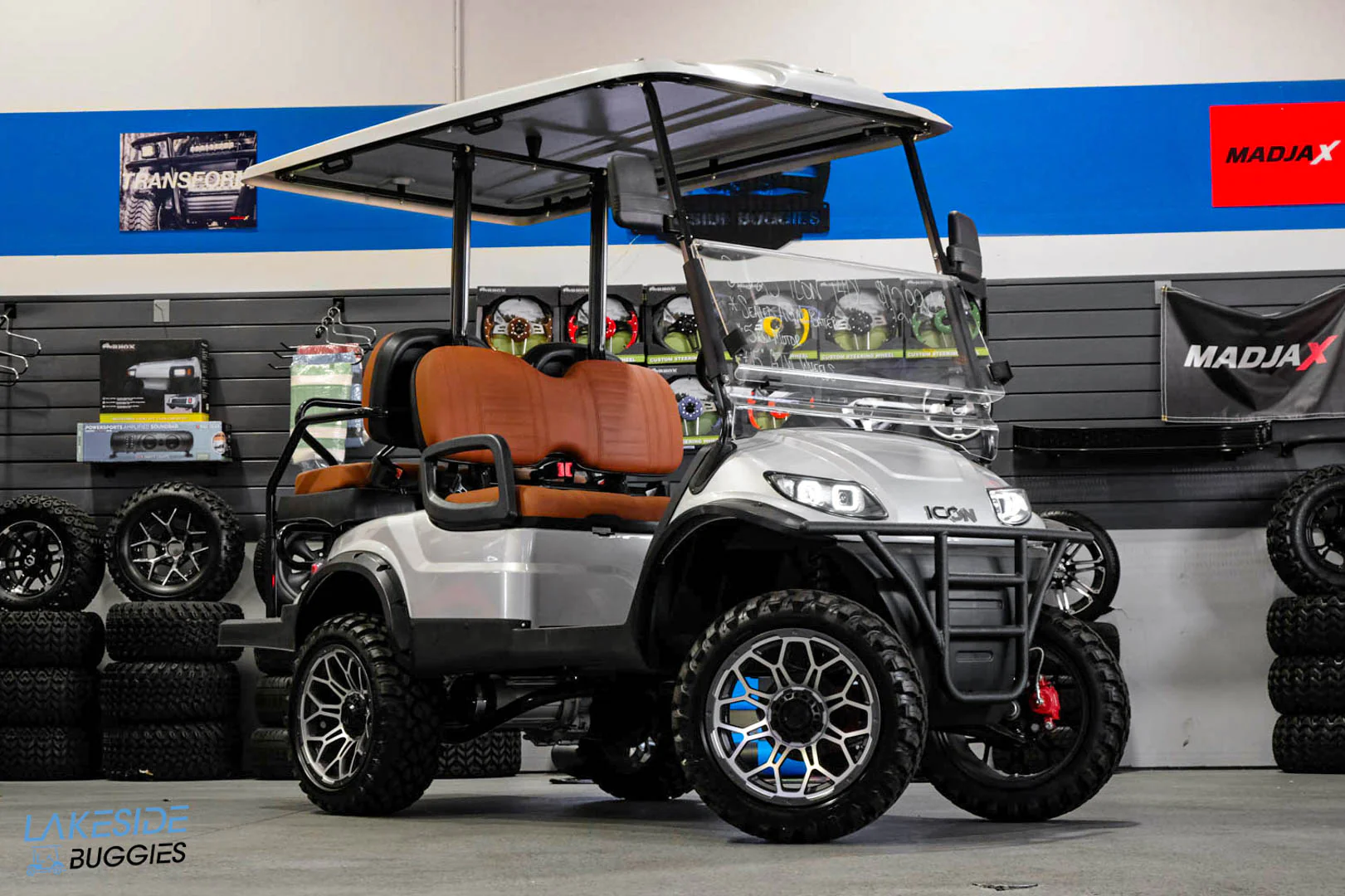 2023 Icon EV I40L Silver Lead Acid 4 Passenger