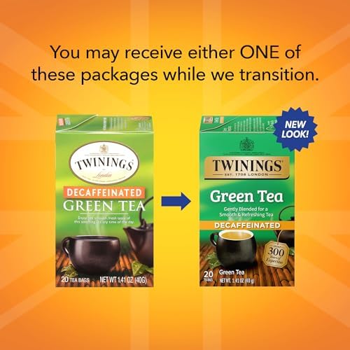 Twinings English Breakfast Black Tea Individually Wrapped Bags, 100 Count (Pack of 1), Smooth, Flavourful, and Robust, Caffeinated, Enjoy Hot or Iced | Packaging May Vary