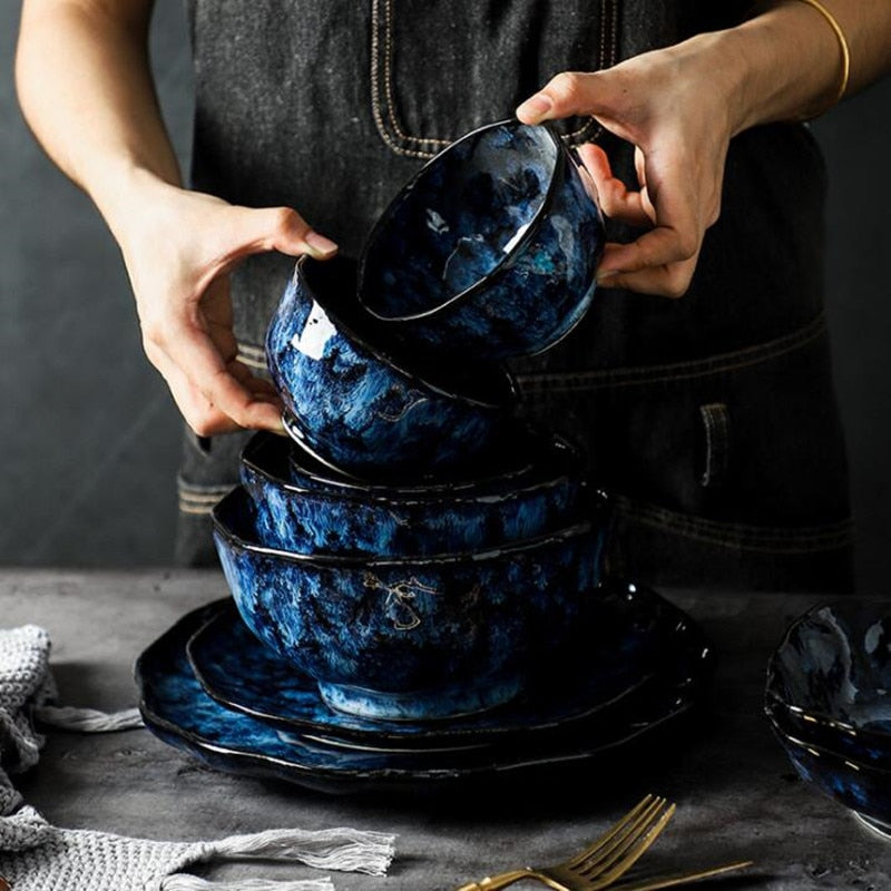 Ceramic Tableware Dishes Set