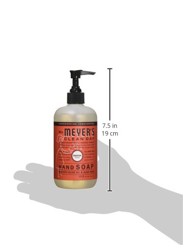 MRS. MEYER'S CLEAN DAY Hand Soap, Made with Essential Oils, Biodegradable Formula, Honeysuckle, 12.5 fl. oz - Pack of 3