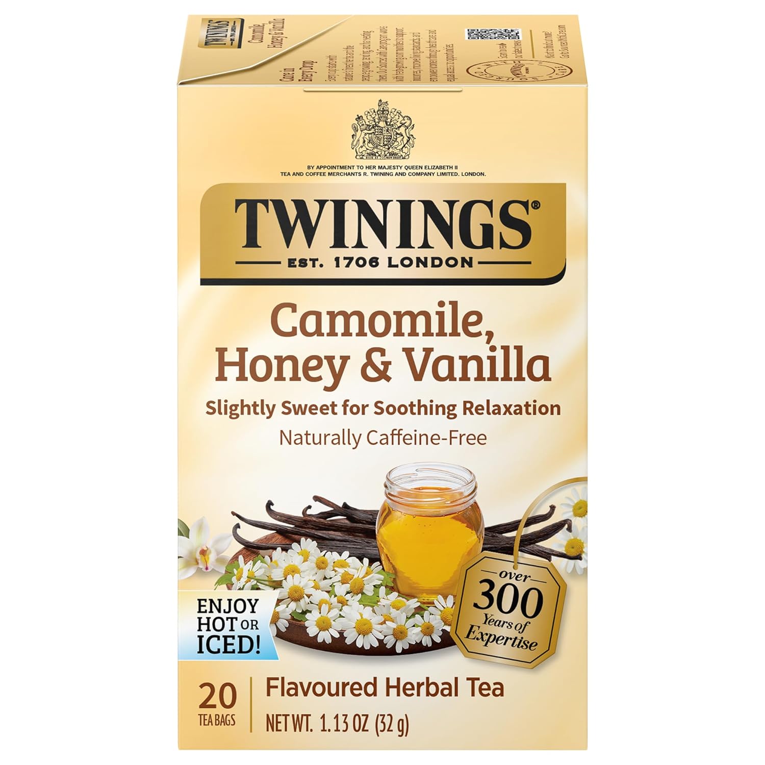 Twinings English Breakfast Black Tea Individually Wrapped Bags, 100 Count (Pack of 1), Smooth, Flavourful, and Robust, Caffeinated, Enjoy Hot or Iced | Packaging May Vary