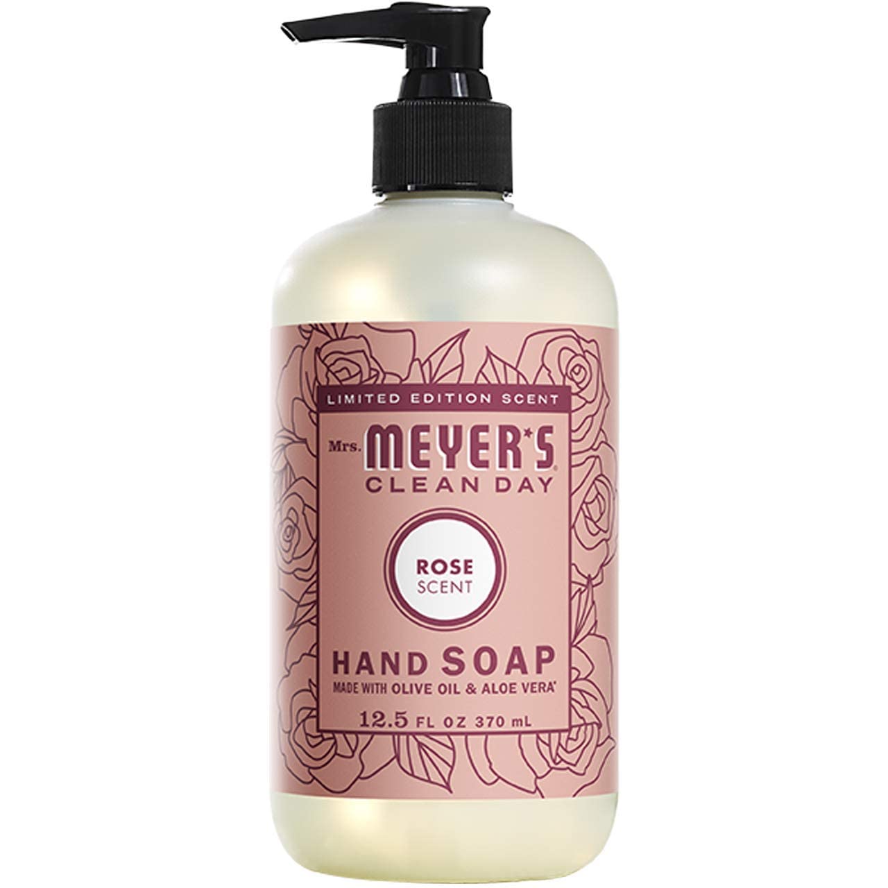 MRS. MEYER'S CLEAN DAY Hand Soap, Made with Essential Oils, Biodegradable Formula, Honeysuckle, 12.5 fl. oz - Pack of 3